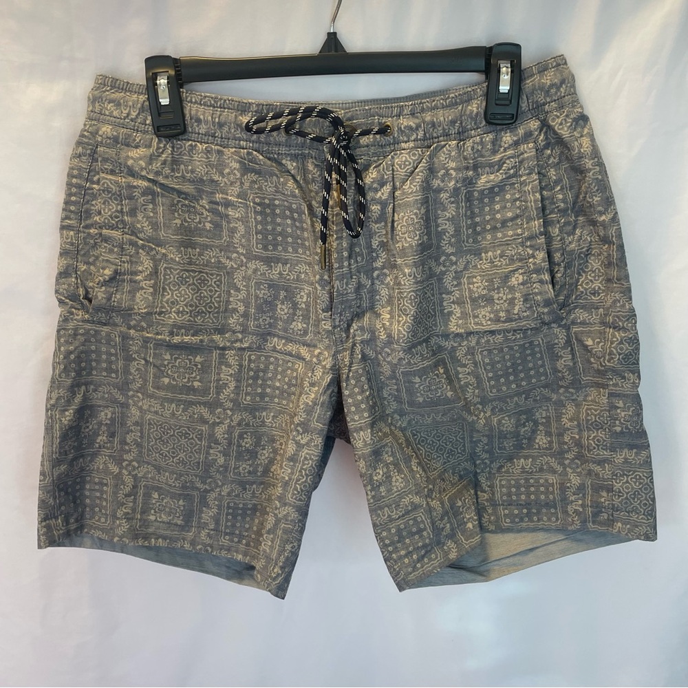 Reyn Spooner Mens ~34‎ Elastic Waist Tapestry 8 Board Shorts Summer Travel Beach